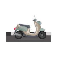 illustration of scooter vector