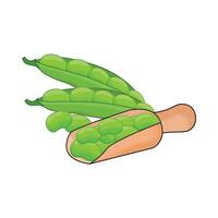 illustration of peas vector