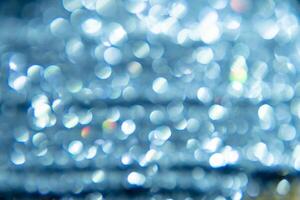 Sparkling Glitter bokeh Background with light. photo