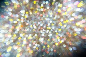 Sparkling Glitter bokeh Background photo