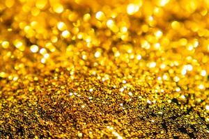 Sparkling Glitter bokeh Background with light. photo