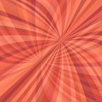 Curved ray burst background - design from curved rays in red tones with opacity effect vector