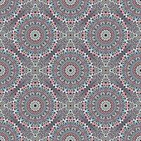 Abstract bohemian gemstone mandala pattern design background vector