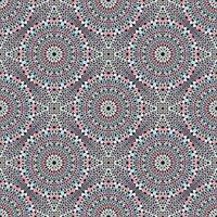 Abstract bohemian gemstone mandala pattern design background vector