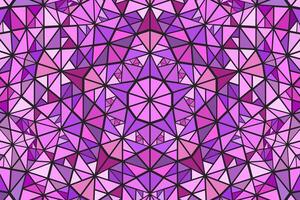Dynamic geometrical circular pattern mosaic background design vector