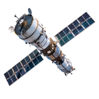 Plats satellit på isolerat transparent bakgrund png