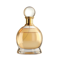 Luxury perfume bottle on isolated transparent background png