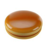 Dorayaki pancake on isolated transparent background png