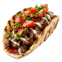 Halifax donair on isolated transparent background png