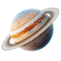 Saturno planeta en aislado transparente antecedentes png