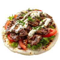 Halifax donair on isolated transparent background png