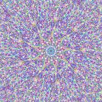 Geometrical hypnotic abstract circular mosaic flower background design vector