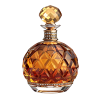 Luxury perfume bottle on isolated transparent background png