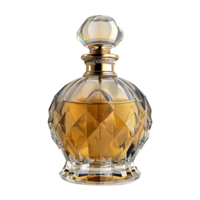 Luxury perfume bottle on isolated transparent background png