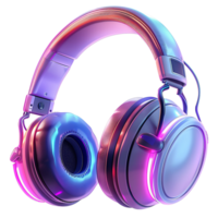 casque de musique sur transparent Contexte png