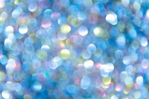 Multi color blur bokeh background photo