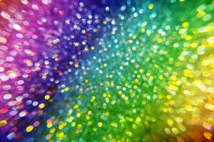 Sparkling Glitter bokeh Background with light. photo