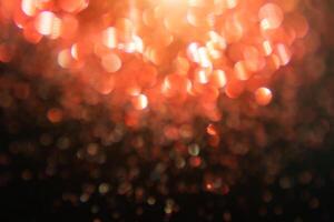 Sparkling Glitter bokeh Background with light. photo