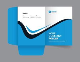 Business folder, Creative folder layout vector