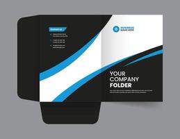 Presentation Folder Template Modern Folder Design. vector