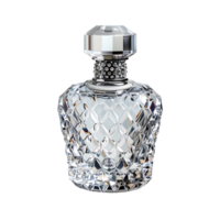 Luxury perfume bottle on isolated transparent background png