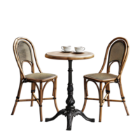 café table sur isolé transparent Contexte png