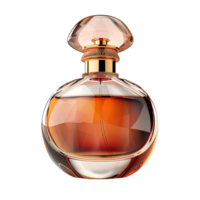 Luxury perfume bottle on isolated transparent background png