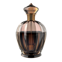 Luxury perfume bottle on isolated transparent background png