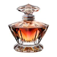 Luxury perfume bottle on isolated transparent background png