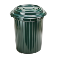 Trash can on isolated transparent background png