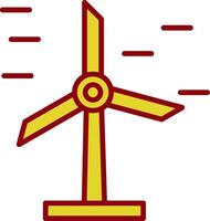 Wind Energy Vintage Icon Design vector