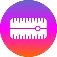 Dial Glyph Gradient Circle Icon Design vector