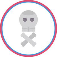 Danger Flat Circle Icon vector