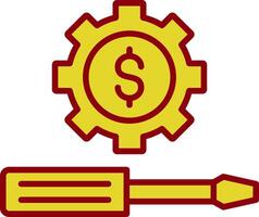 Money Management Vintage Icon Design vector