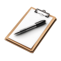 Clipboard on isolated transparent background png