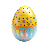 ein Ostern Ei auf isoliert transparent Hintergrund png