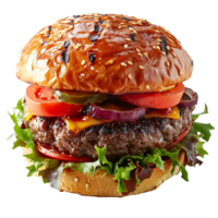 Burger auf transparent Hintergrund png