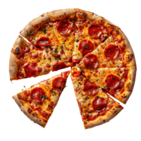 Pizza sur transparent Contexte png