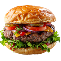 Burger sur transparent Contexte png