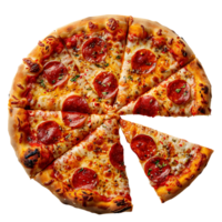Pizza on transparent Background png