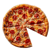 Pizza on transparent Background png