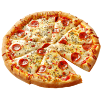 Pizza on transparent Background png