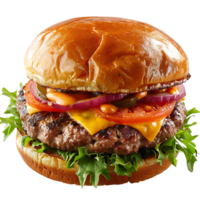 Burger on transparent Background png