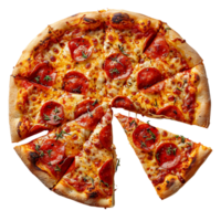 Pizza on transparent Background png