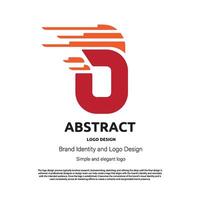 abstract minimalist logo design for brand or company vector