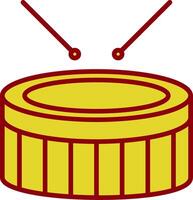 Snare Drum Vintage Icon Design vector