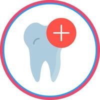 Dentist Flat Circle Icon vector