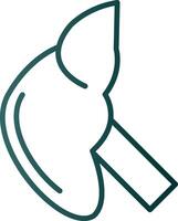 Hepatology Line Gradient Icon vector