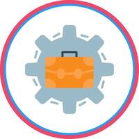 software desarrollo plano circulo icono vector