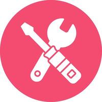 Tools Multi Color Circle Icon vector